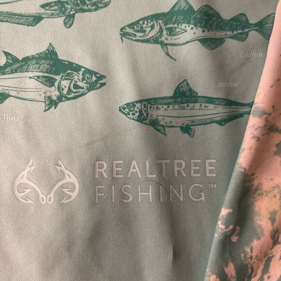 Real tree Brand Girls size small long sleeve fishing Polyblend shirt - Picture 5 of 10